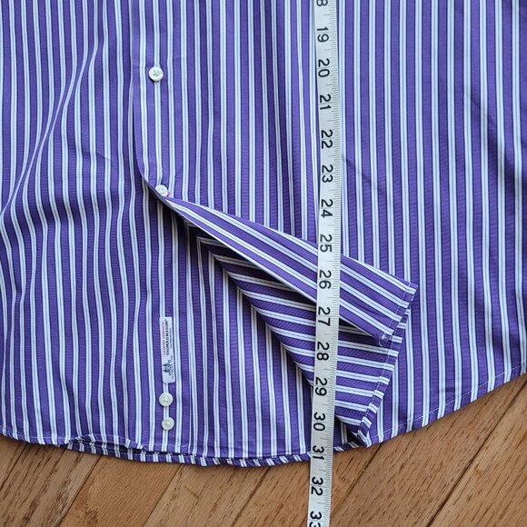 Thomas Mason Vicomte A. Dress Shirt Cotton Long Sleeve XL - Picture 14 of 15